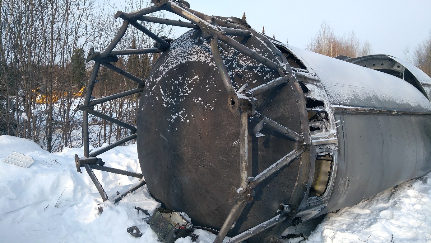 Часть космического корабля “Союз” упала в Кондинском районе
