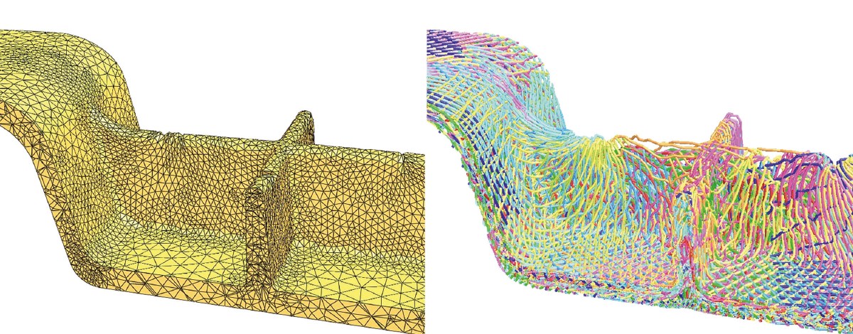 Прямое моделирование технологических процессов для композитов в Ansys