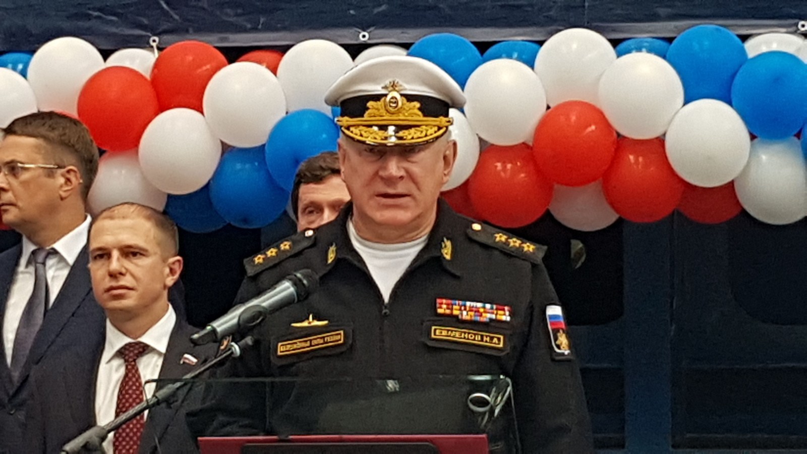 Главнокомандующий ВМФ Николай Евменов