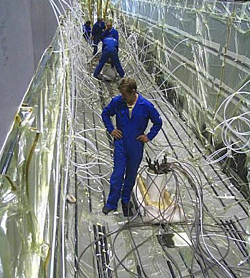 Подготовка к изготовлению корпуса катамарана методом вакуумной инфузии