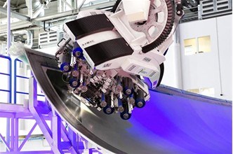 Рис. 3. Выкладка обшивки крыла самолета Airbus А350.