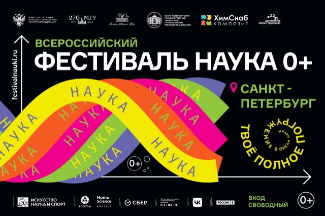 Всероссийский фестиваль науки NAUKA 0+ пройдет в СПбГУПТД