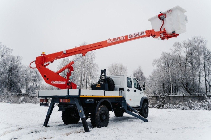 Стеклопластиковые диэлектрические платформы для автогидроподъёмников