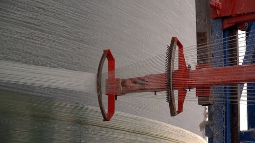 Резервуар на 2000 кубометров изготовлен методом вертикальной намотки